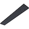 Ekena Millwork 2 1/2"W x 16"D Hidden Floating Steel Heavy Duty Bracket, Powder Coated Black BKTM02X16HFPBL - alternate 3